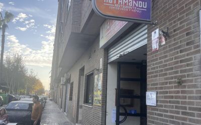 Comida nepalí en el restaurante Kathmandu
